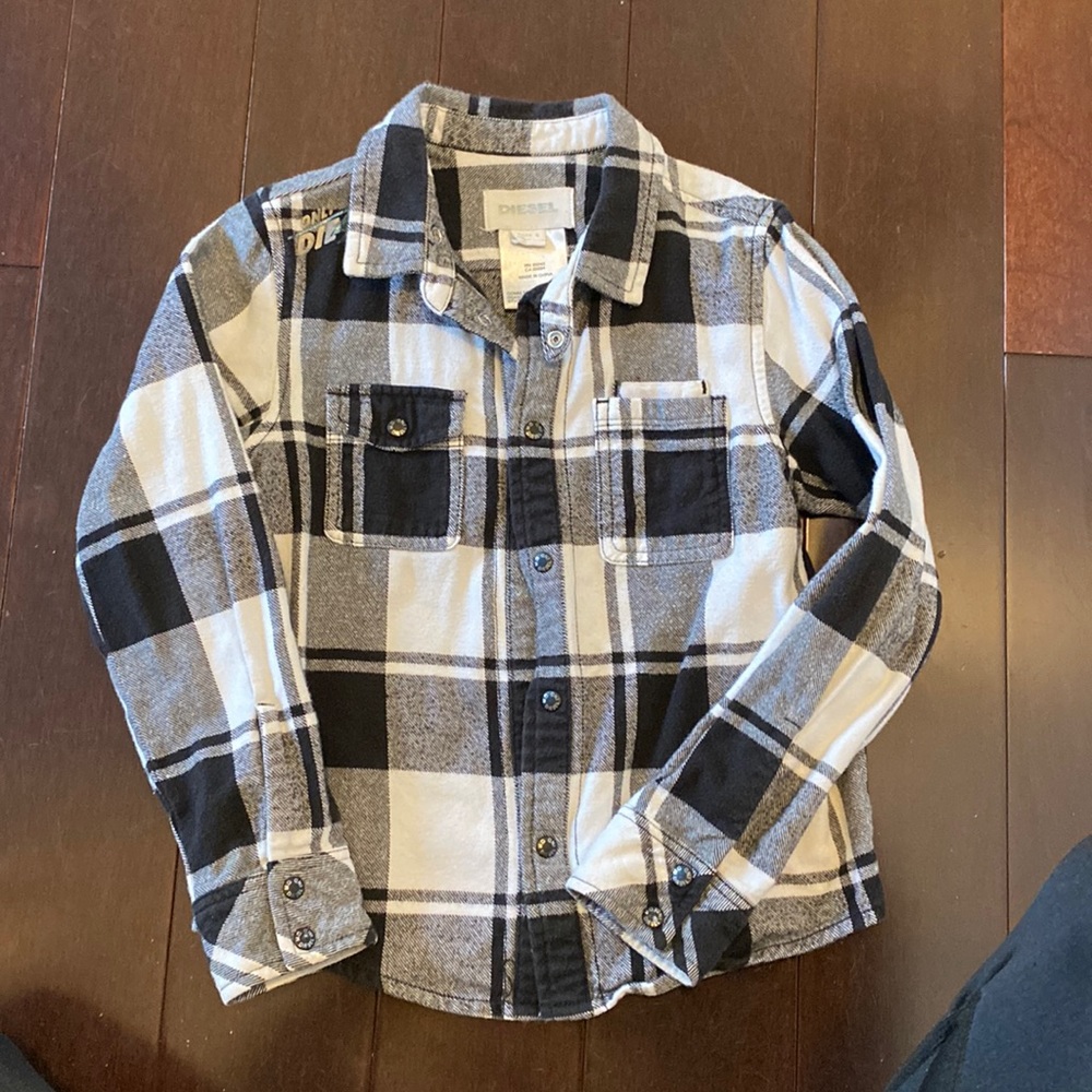Diesel kids flannel size 5
